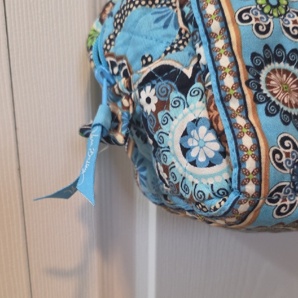 Vera Bradley Floral Shoulder Bag in Blue and Green - Picture 2 of 7